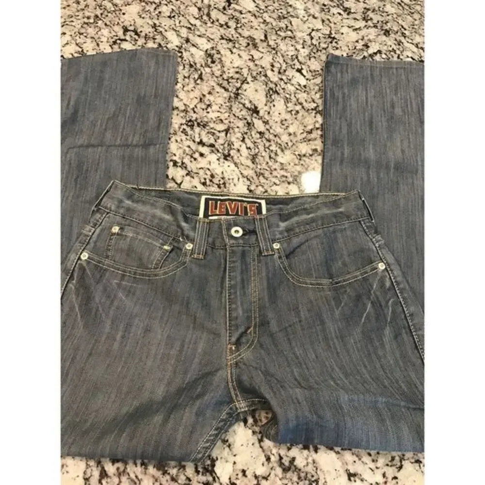 Levi's 511 Mens‎ Blue Jeans Slim Fit Skinny Stretch Blue Measures Size 29x29